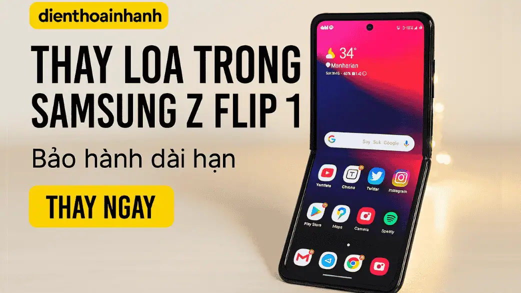 Thay Loa Trong Samsung Z Flip 1