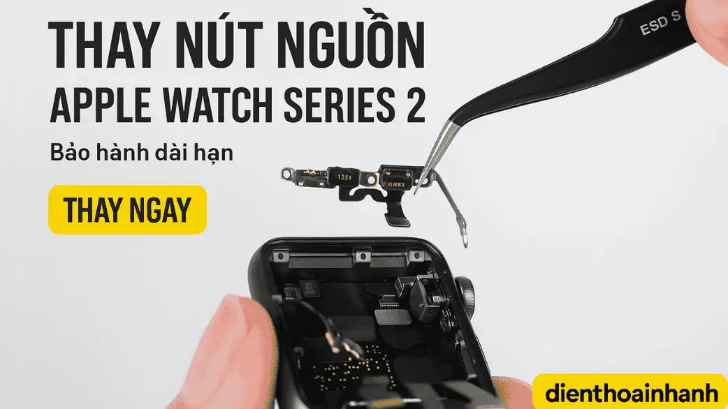 Thay Nút Nguồn Apple Watch Series 2