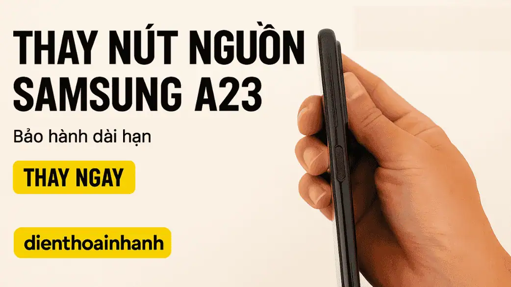 Thay Nút Nguồn Samsung A23 Chính Hãng – Bấm Nhạy, Lấy Liền