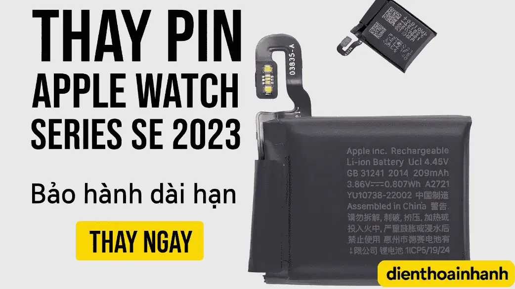 Tại sao nên chọn Điện Thoại Nhanh để thay pin cho Apple Watch SE 2023?