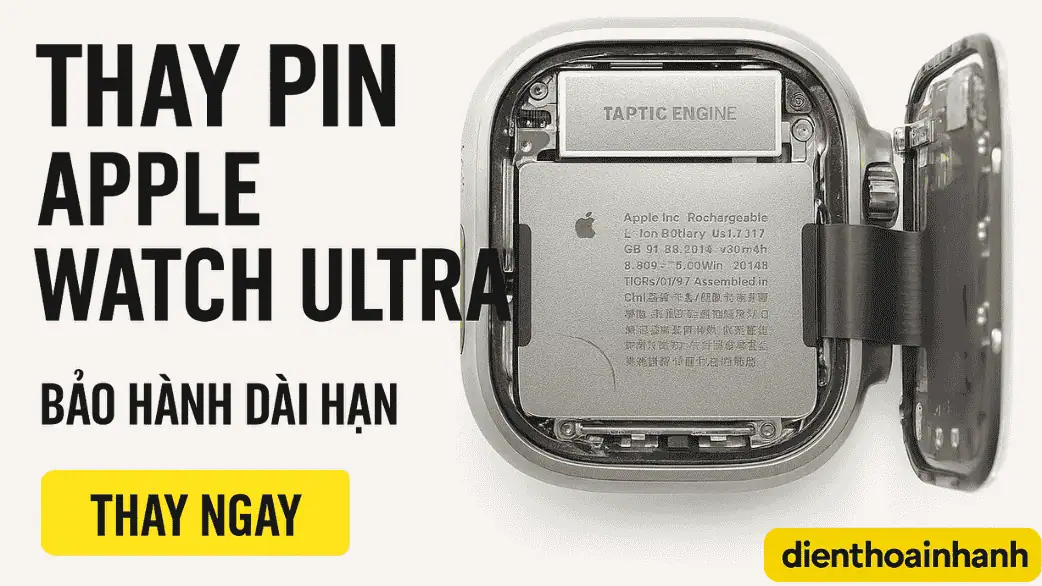 Thay Pin Apple Watch Ultra Chính Hãng, Giá Tốt, Nhanh Chóng