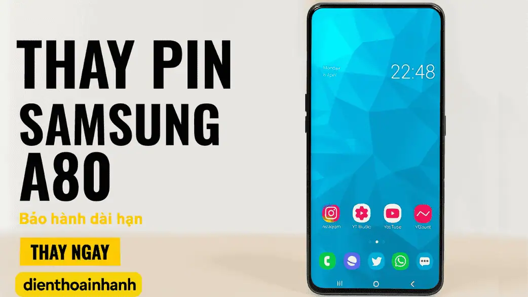Thay Pin Samsung A80 Chính Hãng - Nhanh, Giá Tốt