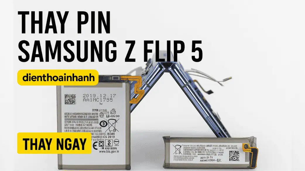 Thay Pin Samsung Z Flip 5 Chính Hãng, An Toàn, Giá Tốt