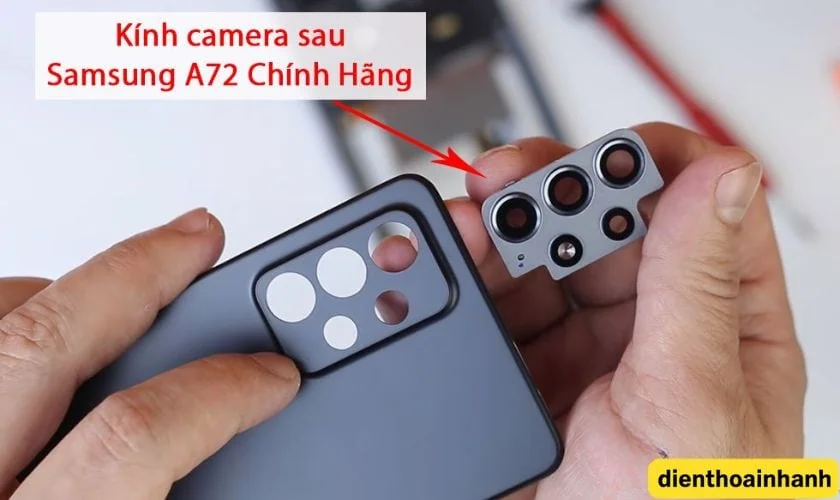 Giải pháp bảo vệ kính camera Samsung A72 sau khi thay thế