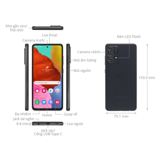 Thay Nút Nguồn Samsung A52s Chính Hãng – Bấm Nhẹ