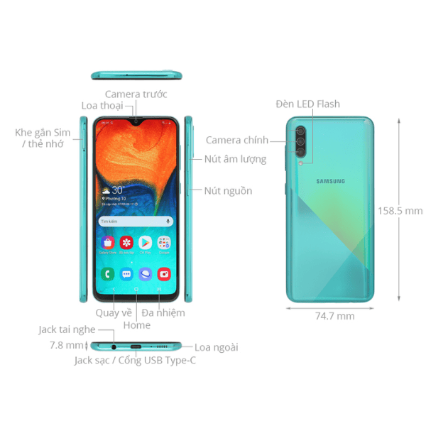 | Tháng 12 2025 Thay Pin Samsung A30s Sạc Nhanh - Dùng Lâu, An Toàn