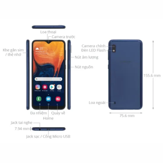 Thay rung Samsung A10 uy tín, lấy ngay