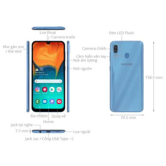 Thay rung Samsung A30 uy tín, giá tốt tại Điện Thoại Nhanh