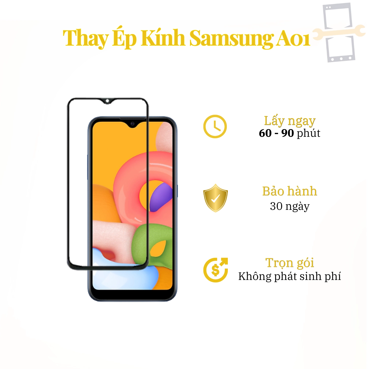 Thay Mặt Kính Samsung A01