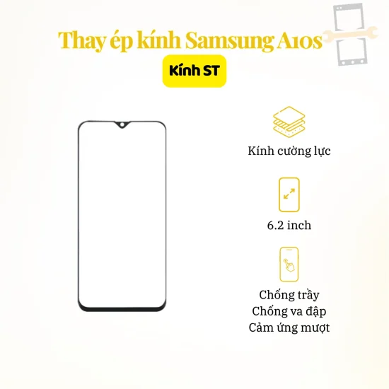 Thay ép kính ST Samsung A10s