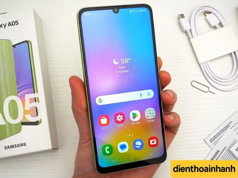 | Tháng 1 2026 Quy trình thay pin Samsung A05 chuyên nghiệp tại Điện Thoại Nhanh