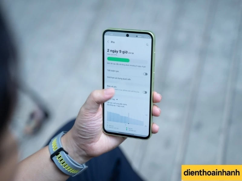 Dấu hiệu nhận biết pin Galaxy A25 cần được thay thế