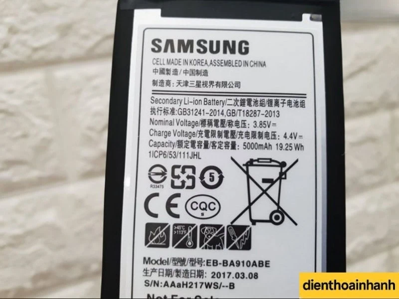 Quy trình thay pin Samsung A9 Pro chuyên nghiệp tại Điện Thoại Nhanh