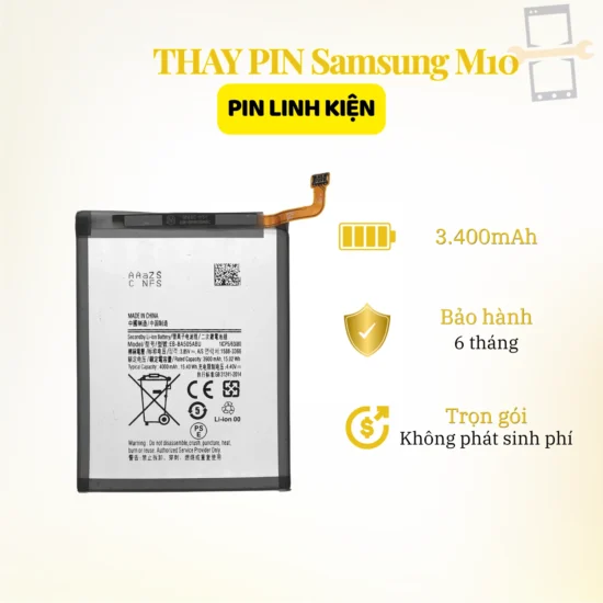Thay Pin Samsung M10 linh kiện