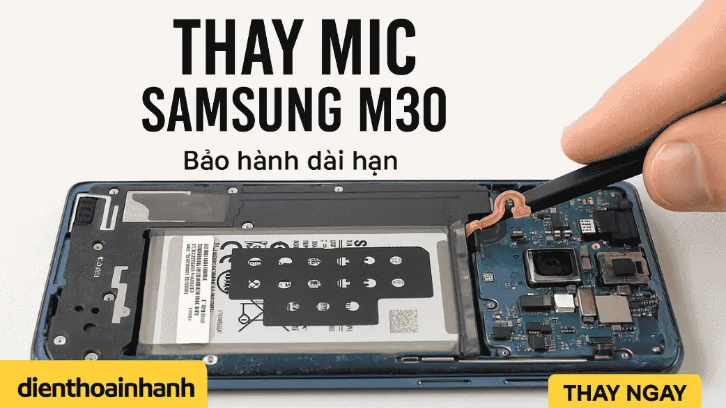 Hiểu đúng về cấu tạo và chức năng của mic trên Samsung M30