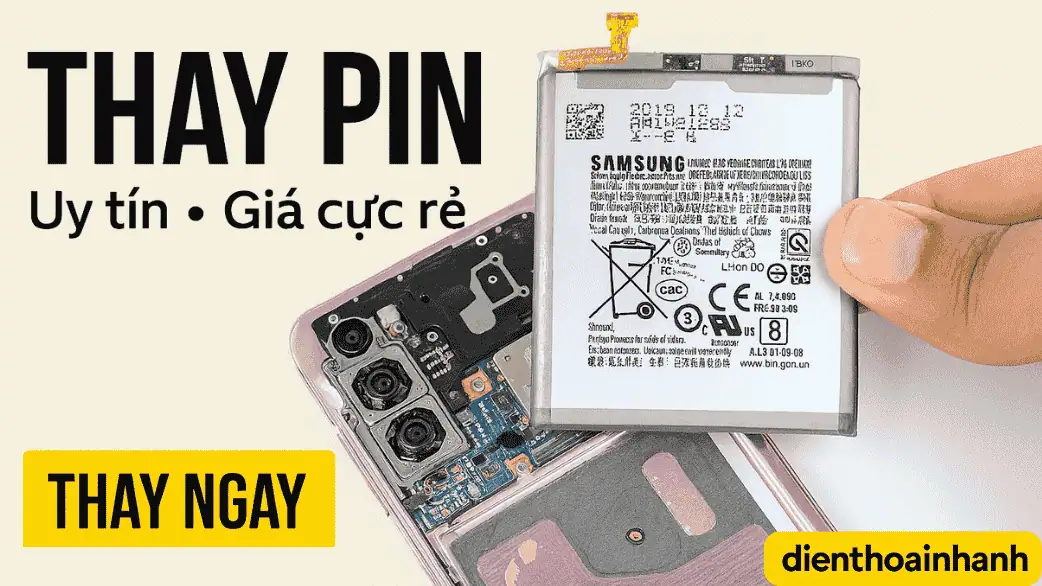 Dịch Vụ Thay Pin Điện Thoại Chính Hãng Tại Điện Thoại Nhanh