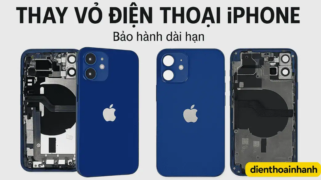 Thay Vỏ Điện Thoại iPhone Chính Hãng Lấy Liền - Giá Tốt