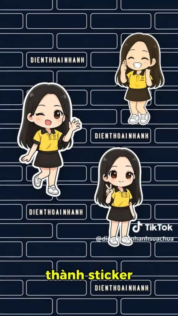 Một Số Mẫu Sticker Bằng ChatGPT Dễ Thương Và Độc Đáo