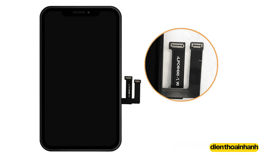 Quy trình ép cổ cáp màn hình iPhone tại Điện Thoại Nhanh