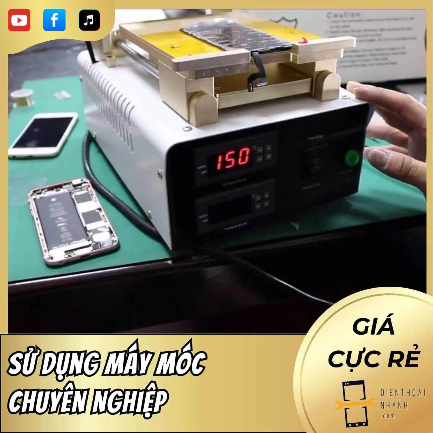 Giới thiệu về dịch vụ thay mặt kính iPhone - Điện Thoại Nhanh