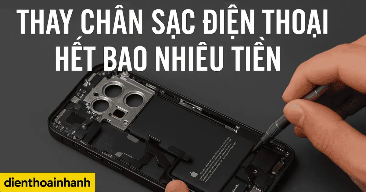 Thay Chân Sạc Điện Thoại Hết Bao Nhiêu Tiền? Bảng Giá