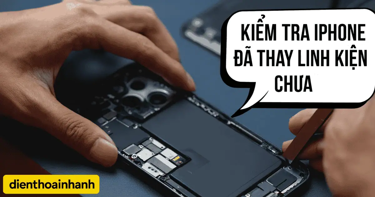Cách Kiểm Tra iPhone Đã Thay Linh Kiện Chưa Chuẩn Xác A- Z
