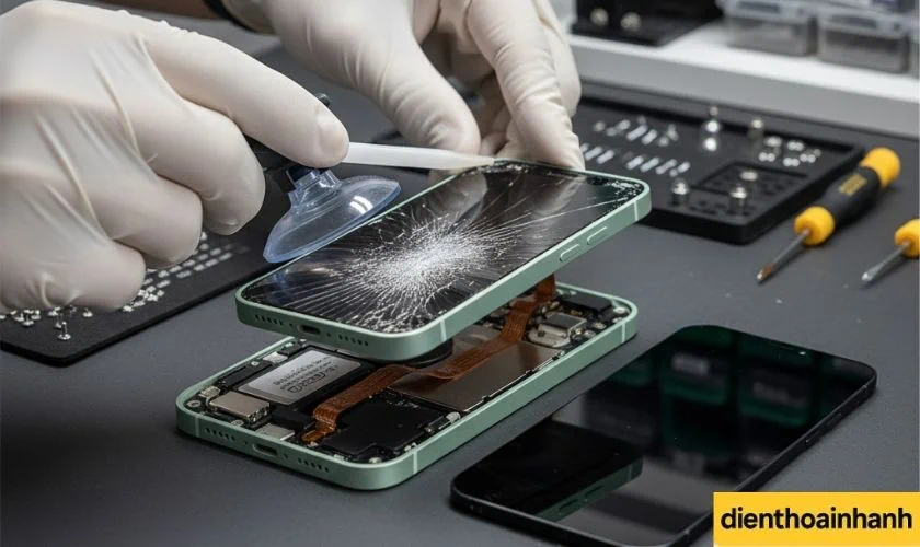 Quy Trình Thay Màn Hình iPhone 12 Tại Điện Thoại Nhanh