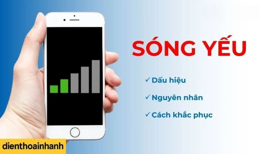 Nguyên Nhân Gây Ra Tình Trạng Sóng iPhone Yếu