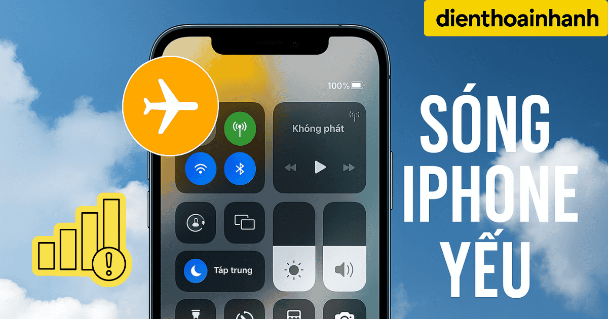 Sóng iPhone Yếu - Nguyên Nhân Và Cách Khắc Phục Hiệu Quả