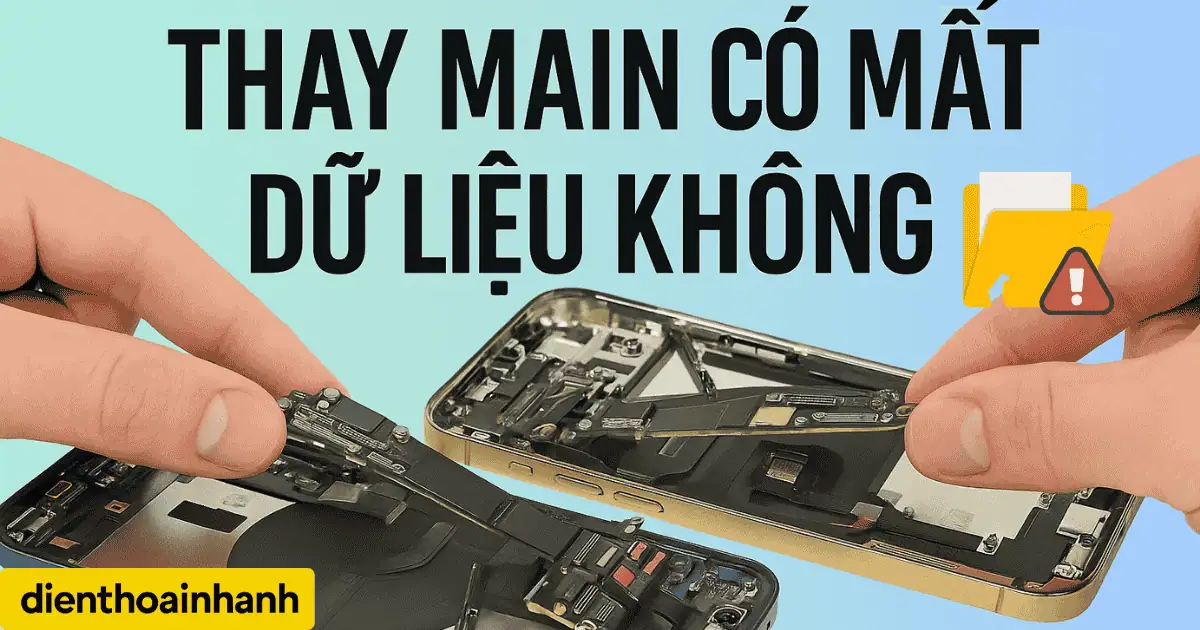 Thay Main iPhone Có Mất Dữ Liệu Không – Hướng Dẫn An Toàn