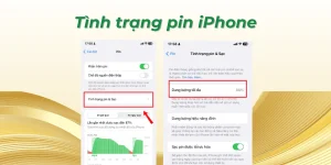 Tình trạng pin iPhone bao nhiêu là tốt? Cách kiểm tra