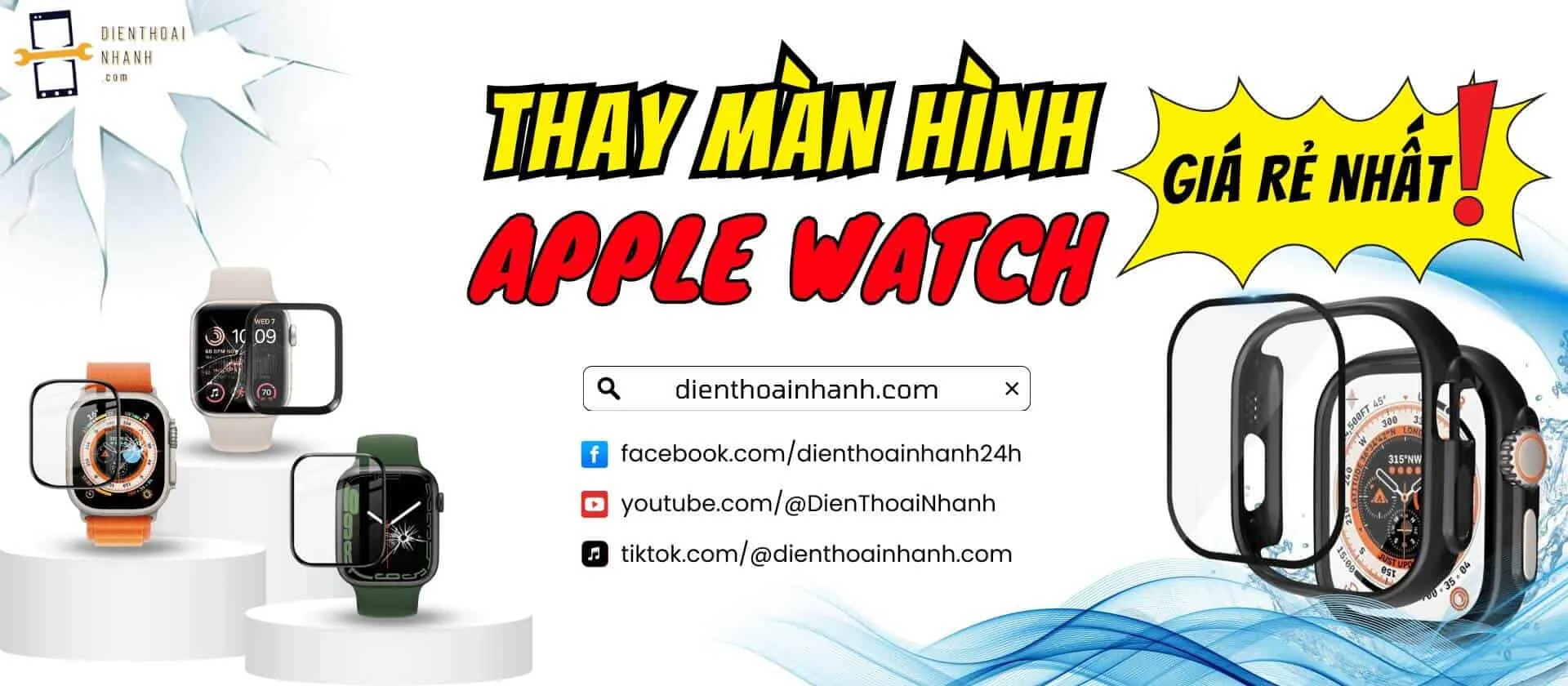 Thay Màn Hình Apple Watch Chính Hãng Tại Điện Thoại Nhanh
