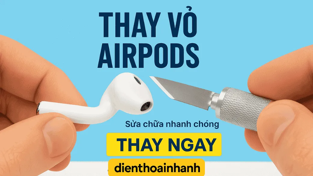 Thay Vỏ AirPods Chính Hãng Giá Tốt - Tại Điện Thoại Nhanh