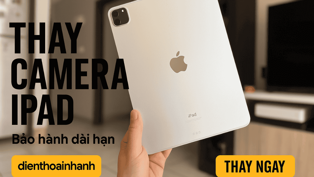 Quy trình thay camera iPad đúng kỹ thuật