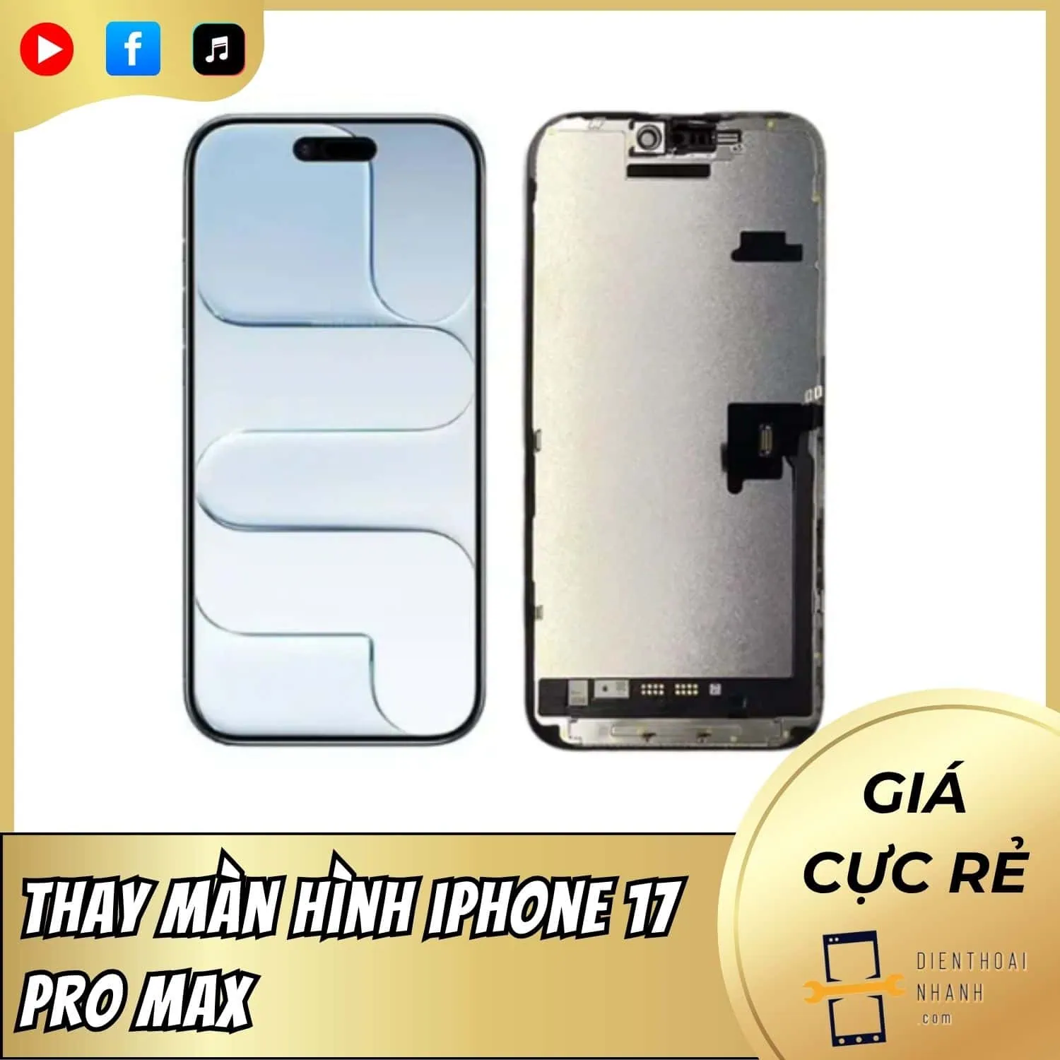 | Tháng 5 2026 Thay Màn Hình iPhone 17 Pro Max