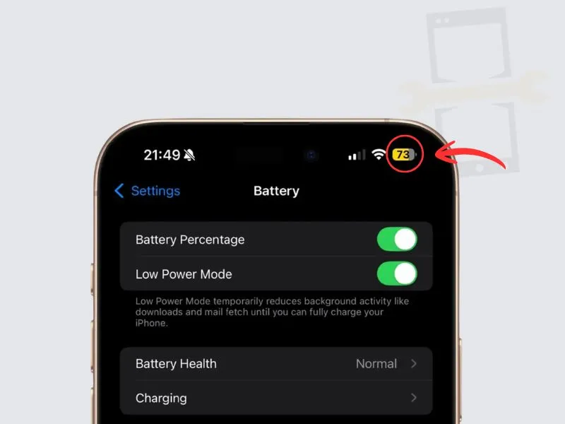 | Tháng 6 2026 Pin iPhone màu vàng là gì?
