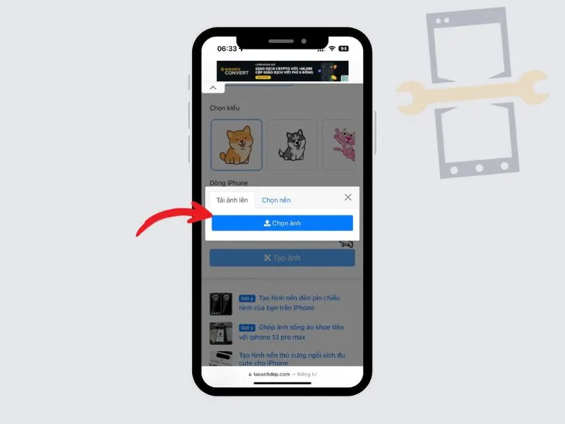 Tải ảnh nền yêu thích