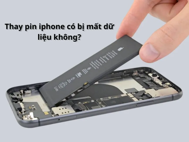Dữ liệu có bị mất sau thay pin iPhone không?
