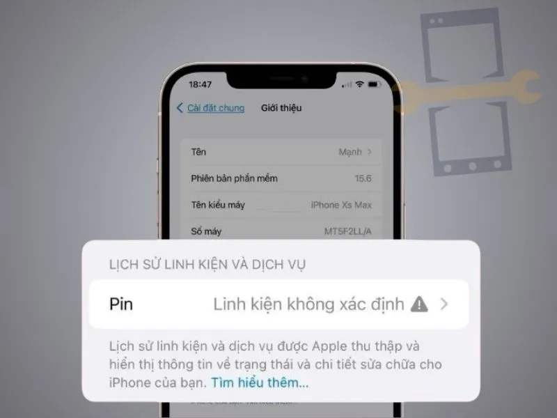 Thông báo linh kiện không xác định