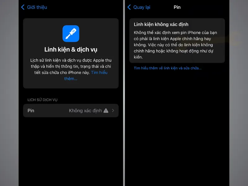 Lỗi hiển thị tình trạng pin iPhone