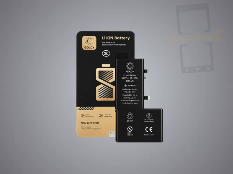 Pin iPhone XS Max Gold 