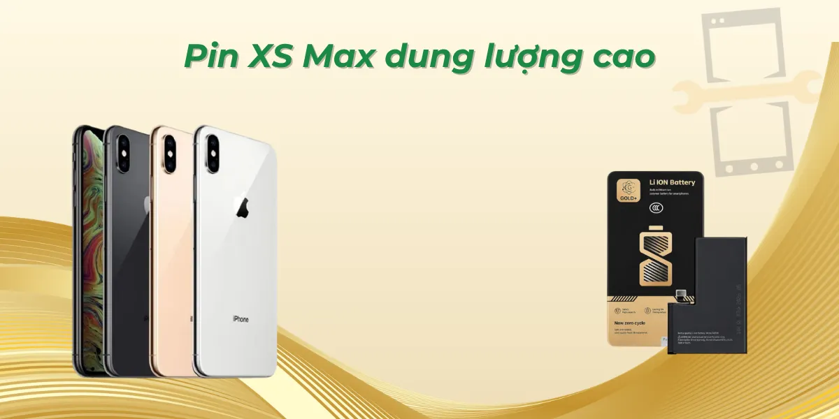 Pin Xs Max dung lượng cao