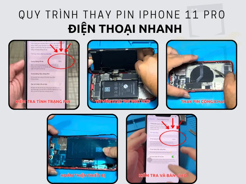 Quy trình thay pin iPhone 12 Pro Max tại nhà