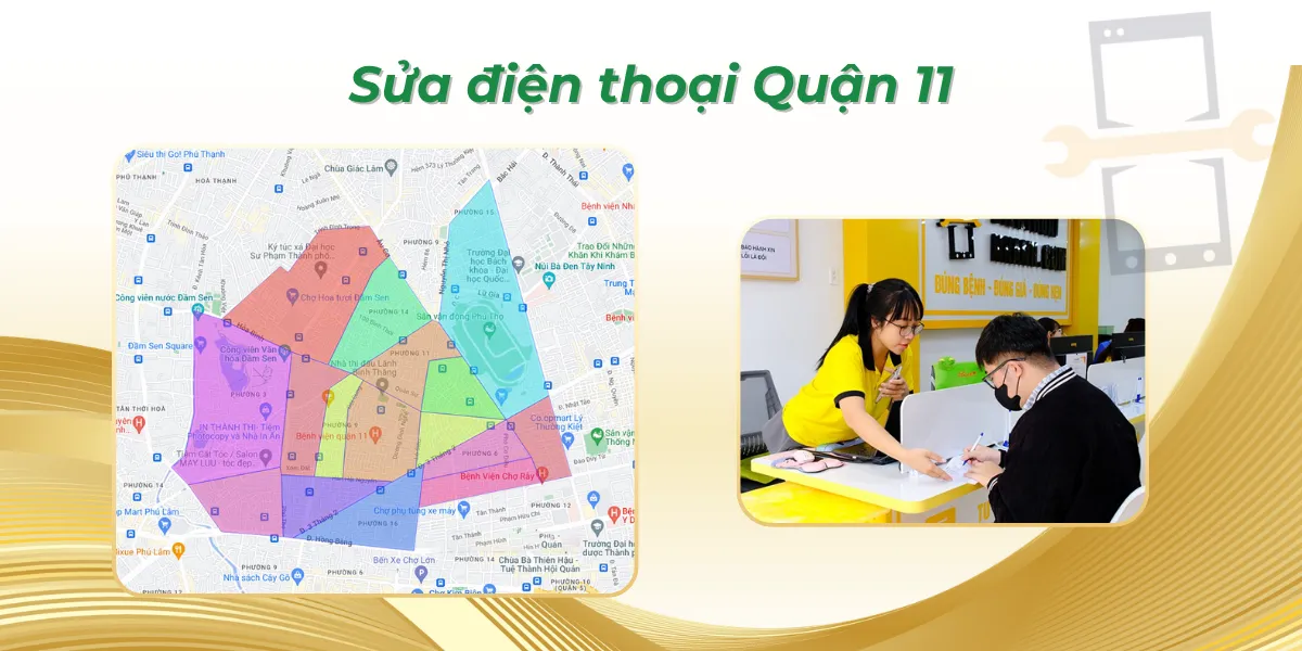 Sửa điện thoại Quận 11