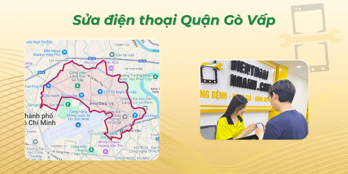 Sửa điện thoại quận Gò Vấp