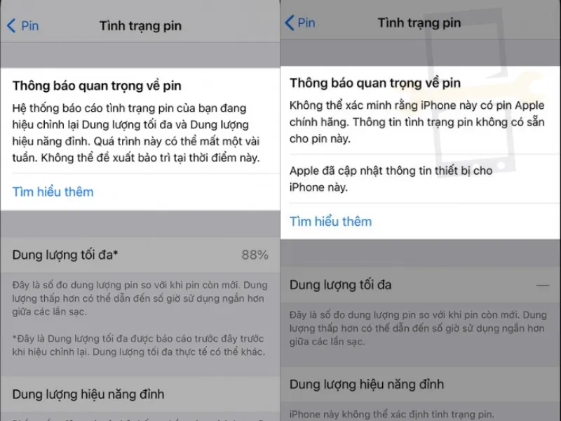 Giải mã các thông báo quan trọng về pin trên iPhone