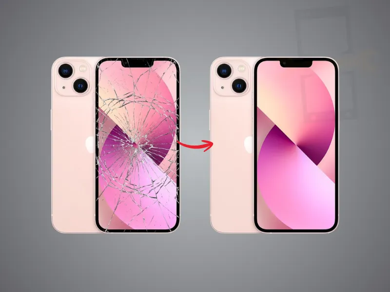 Cách giảm rủi ro đứt cáp màn khi ép kính iPhone 13