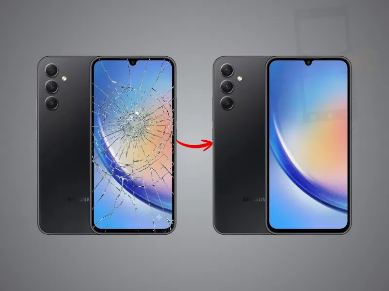 Lưu ý trước và sau khi ép kính Samsung A34 5G
