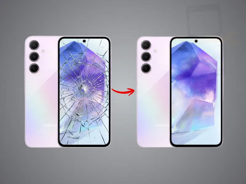 Lưu ý trước và sau khi ép kính Samsung A35