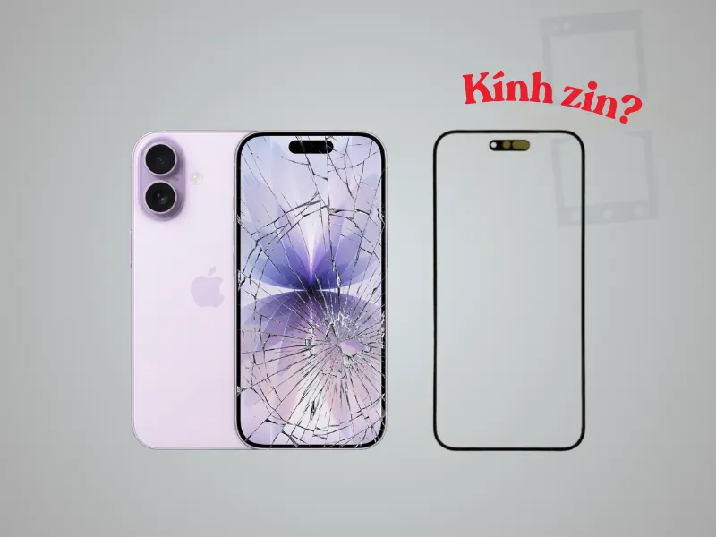 Ép kính có mặt kính Zin không?